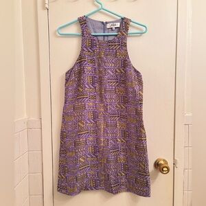 TIBI Geometric Patterned Silk Dress size 2